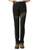 King Shield Women's Thick Warm Soft Shell Fleece Pants Windproof Ski Pants