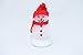 LED Color Changing Snowman with red hat and Scarf