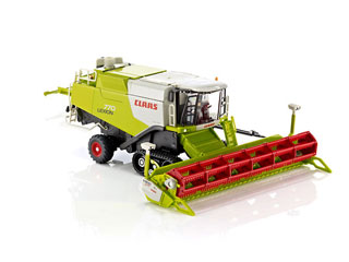 siku 4258, Claas Lexion Mähdrescher, 1:32, Metall/Kunststoff, Grün, Abnehmbares Mähwerk mit passendem Anhänger, Viele… – Bild 8