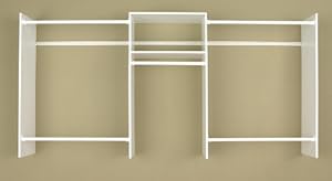 Amazon.com: Easy Track 4- to 8-Foot Closet Organizer ...