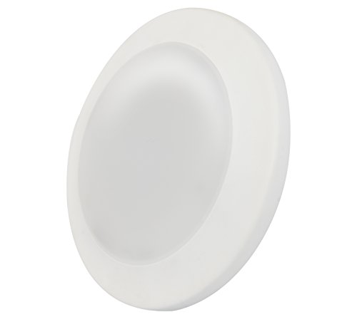 Westgate 9W 4" Dimmable Disk LED Surface Mount Disc Downlight Kit Accessories Included - Spun Aluminum Housing - Energy Star Rated - 550-600 Lumens 120V (1 5000K Cool White)