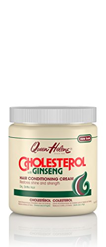 Queen Helene Hair Conditioning Cream, Cholesterol with Ginseng, 15 Ounce [Packaging May Vary]