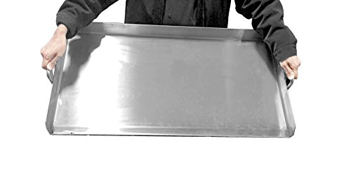 Bioexcel Stainless Steel Plancha - all Purpose griddle for Taco Cart, BBQ grill 15", 32" & 36" - This one is 32"x17" - Thumbnail 3