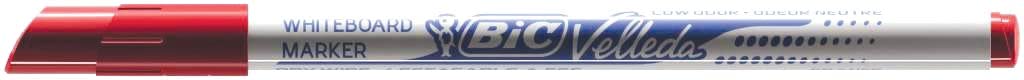 Bic 11589 Velléda Marker 1721 Bullet Tip Barrel Alcohol Based Ink Neutral 1 mm Plastic Red