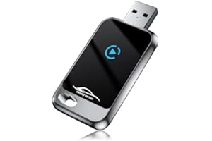 CUBETOOU Wireless Carplay Adapter for Apple iPhone (2025 Upgraded), Convert Wired to Wireless Car Play Dongle, Mini USB Design with Extension Cable, Plug & Play Stable Connection for iOS 10+ for Car from 2016