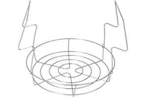 Stainless Steel Canning Rack for Water Bath Canning Holds 8 Mason Jars, Anti Scalding Design, 304 Steel