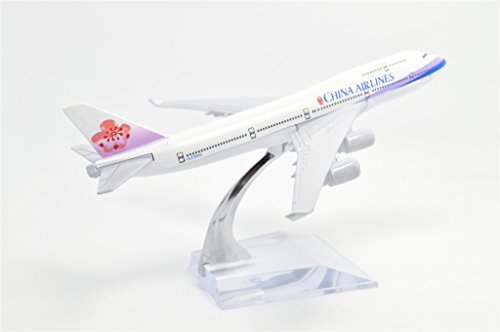 TANG DYNASTY(TM) 1:400 16cm Boeing B747-400 Taiwan China Airlines Metal Airplane Model Plane Toy Plane Model