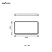 Doxwater F3003 Multi-Functional Bathroom Shelves,White ABS Stainless Steel,Kitchen Shelf,White Shelf
