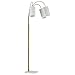 Amazon Brand – Rivet 3-Light Arc Floor Lamp, Marble and Brass, With Bulbs , 79