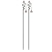 H Potter Glass Torches Garden Patio Deck Copper Tops Set of 2 Landscape Outdoor Lighting