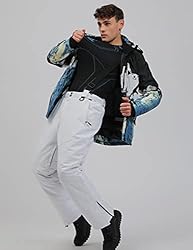 YEEFINE Men's Ski Suit Waterproof Snow Suits Two