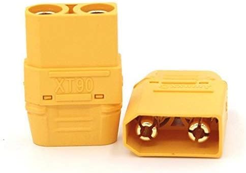 FLY RC 5Pairs Amass XT90 XT90H (XT90 with Sheath Housing) 4.5mm Banana Connector Gold Plated Max.40A Continuous/90A Peak Current for Lipo Battery ESC PDB - Image 5