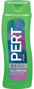 Pert Plus 2-in-1 Shampoo + Conditioner Volumizing, Light, for Fine or Thin Hair, 13.5 Ounce (Pack of 6)