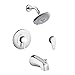 Hansgrohe 04465000 Focus S Shower System Combo, Chrome, 4-Pack