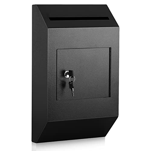 xydled WallMount Mailbox,Heavy Duty Deposit Drop Box Suggestion Box