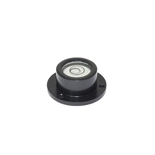 J.W. Winco GN2277 Aluminum Bulls Eye Level with Mounting Flange for Bolting to Surface, 25mm (2277-ALS-25-K-30-A)