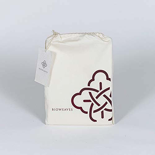 BIOWEAVES 100% Organic Cotton Body Pillow Cover for Body Pillowcases 300 Thread Count Soft Sateen Weave GOTS Certified with Zipped Closure - 21" x 54", Natural
