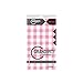 Pink Checkered Gingham 12 Pack Premium Disposable Plastic Tablecloth 54 Inch. x 108 Inch. Rectangle Table Cover By Grandipity