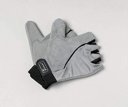 Gel Palm Wheelchair Gloves, Comfortable Wheelchair Gloves with Gel Pad for Impact Absorption, Made from Stretch Lycra and Absorbent Towelling, X-Large