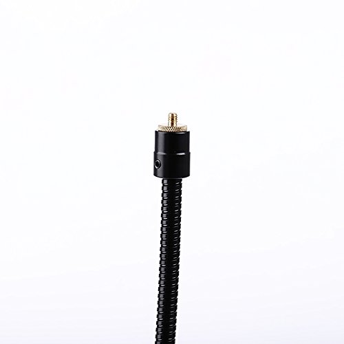 20" Ajustable Jaws Flex Clamp Mount Clip Gooseneck Extension with 1/4 Screw for Gopro Cameras Studio Stand Lighting Accessories