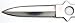 Snake Eye Tactical Dive Knife ll, All Stainless with Line Cutter, Razor Edge and Leg Strap Sheath (Double Edge)