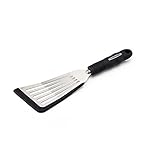 Farberware Soft Grip Fish Turner with Silicone Edge, Black