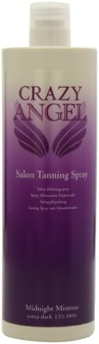 Crazy Angel Midnight Mistress Extra Dark 13% DHA Salon Tanning Spray 1000ml view 7