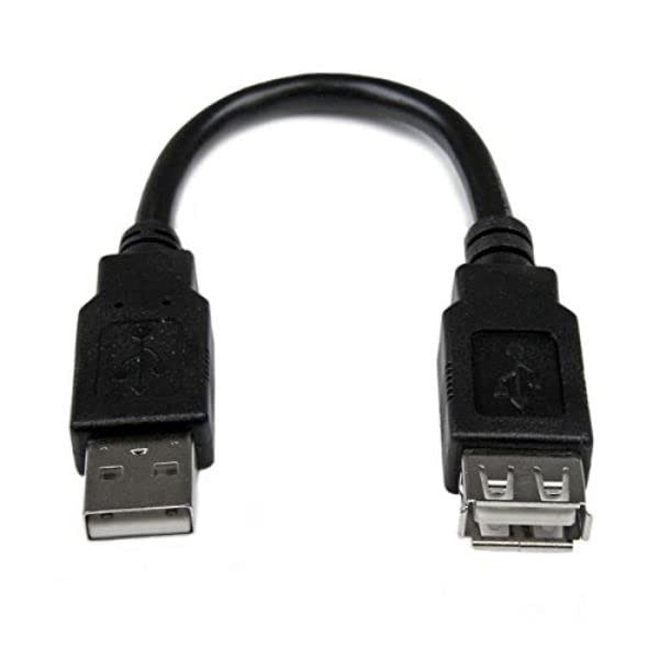 StarTech.com USBEXTAA6IN 6in USB 2.0 Extension Adapter Cable A to A
