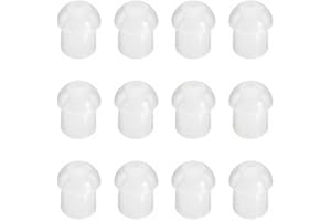 Zotech Replacement Standard Mushroom Earbud Ear Tips for Motorola Kenwood Two Way Radio Coil Tube Audio Kits/Transparent Acoustic Tube Earpieces