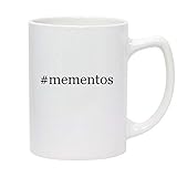 #mementos - 14oz Hashtag White Ceramic Statesman