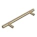 Amerock | Cabinet Pull | Golden Champagne | 5-1/16 inch (128 mm) Center to Center | Bar Pulls | 1 Pack | Drawer Pull | Drawer Handle | Cabinet Hardware