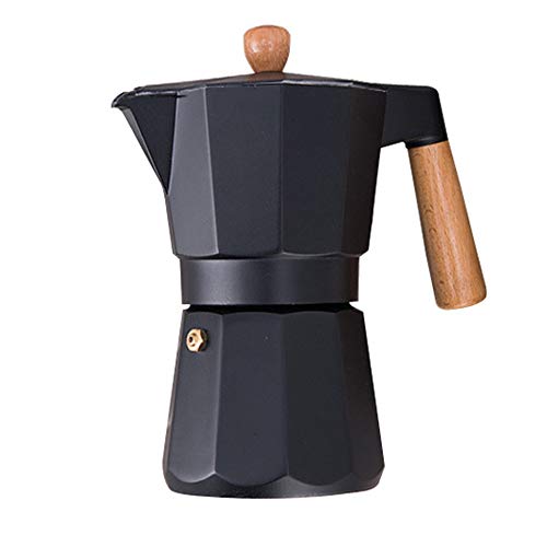 MYYINGELE Espressokocher, Kaffeekocher, Espresso Maker, Coffee Maker, 90 ml/3 Tassen Braukapazität, Aluminium