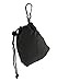 Mato & Hash Reusable Grocery Bags | Foldable w/Integrated String Pouch | Ripstop Nylon Tote - 2PK Black CA2650
