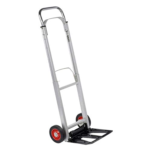 Folding Aluminium Industrial Hand Trolley with Anti Puncture Tyres