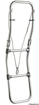 Mareteam Schlauchbootleiter Badeleiter klappbar mit Leine 115 cm Lang incl. Knotentafel