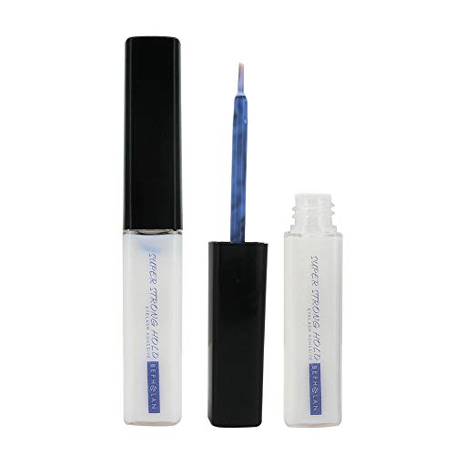 BEPHOLAN Professional Eyelash Glue | Latex Free | Strong Hold for False Eyelashes | Eyelash Adhesive | Safe on Skin | Suitable for Sensitive Eyes | White 176 oz
