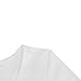 OThread Women's Plain Basic Spandex Long Sleeves T-shirt Scoop Neck Tee (Small, White)