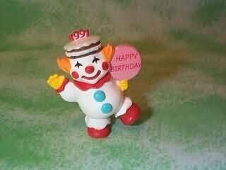 Birthday Clown Hallmark Merry Miniature QFM1617