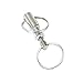 8Pcs/Pack Quick Release Keychain, Uning Pull-Apart Removable Handy Keyring with 2 Split Rings Key Accessory (8Pcs)