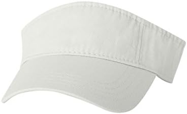 Valucap by Sportsman Bio-Washed Twill Visor. VC500 - White