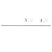 LuckIn 16 Inch Adhesive Towel Bar Brushed Nickel