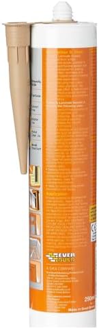 Sika Everbuild Timber and Laminate Sealant Oak 290ml Permanently Flexible view 2