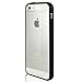 EVERMARKET(TM) Black Hot Bumper Skin Case With Frosted Back Cover for Apple iPhone 5 5G 5S