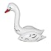 Poolmaster 81430 Floating Swimming Pool Backyard Décor, 28-Inch, Swan