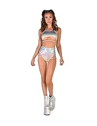 Pantalones Cheeky Cutout Festival Rave Bottoms para dama