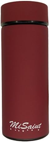 MiSaint Vacuum Insulated Stainless Steel Office Travel Water Bottle,13oz,380ML,Red