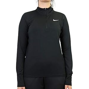 Nike Dames looptop met halve ritssluiting voor dames T-shirt