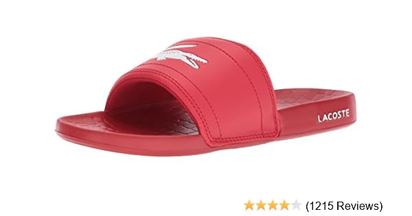mens lacoste sliders sale