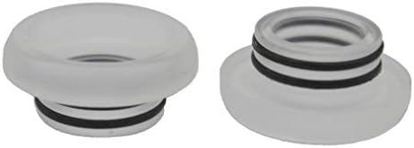 2pcs 810 Flat Drip Tip Reusable Acrylic Material (White)