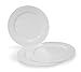 OCCASIONS 360 Pcs set (60 guest) Wedding Disposable Plastic Plate and Silverware Combo 10.5